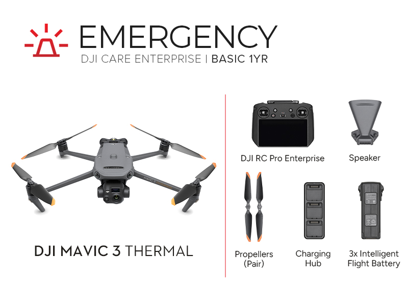 DJI Mavic 3 Thermal Emergency Services Package